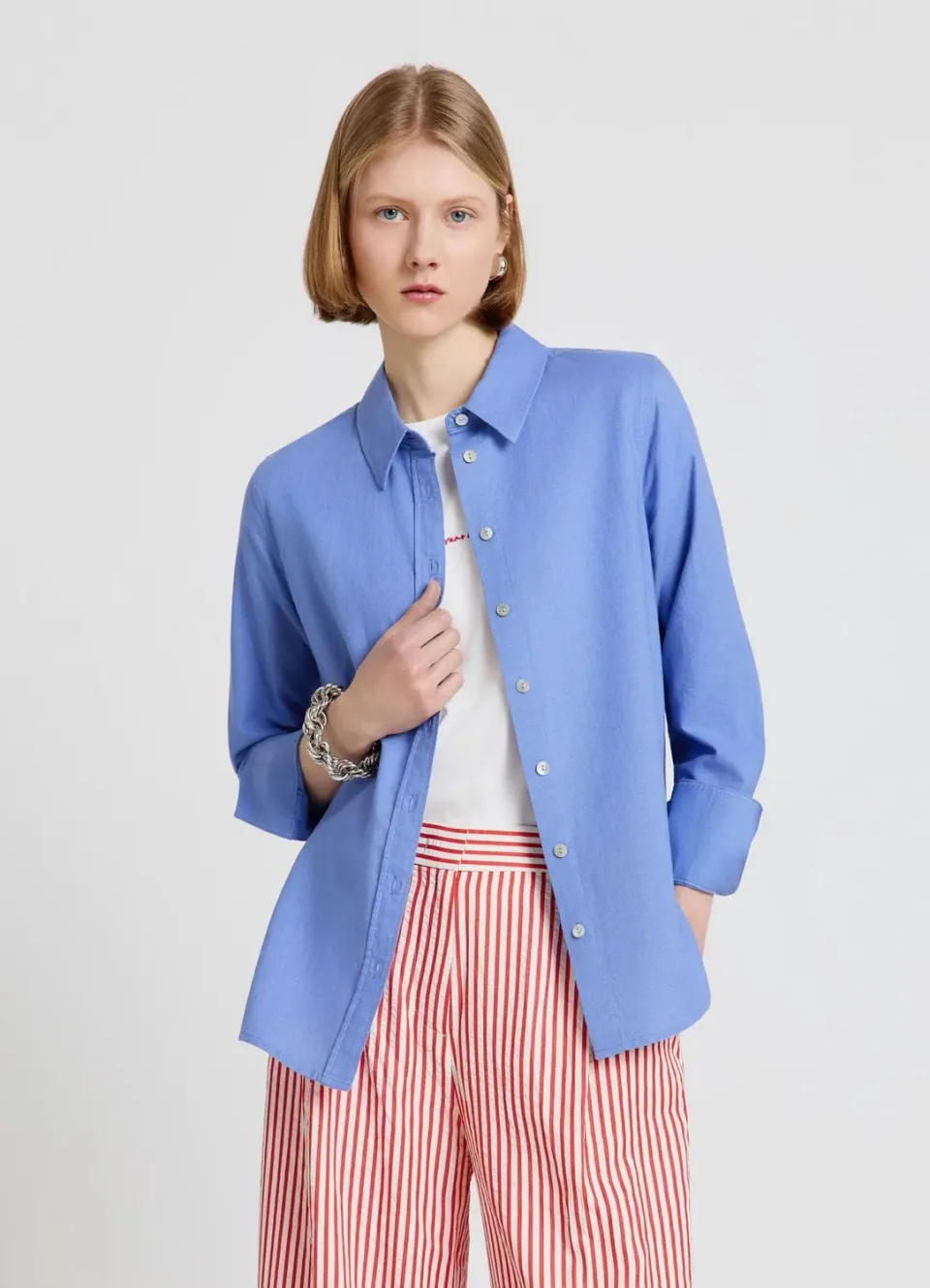 Calliope chemise femme unie mélange lin