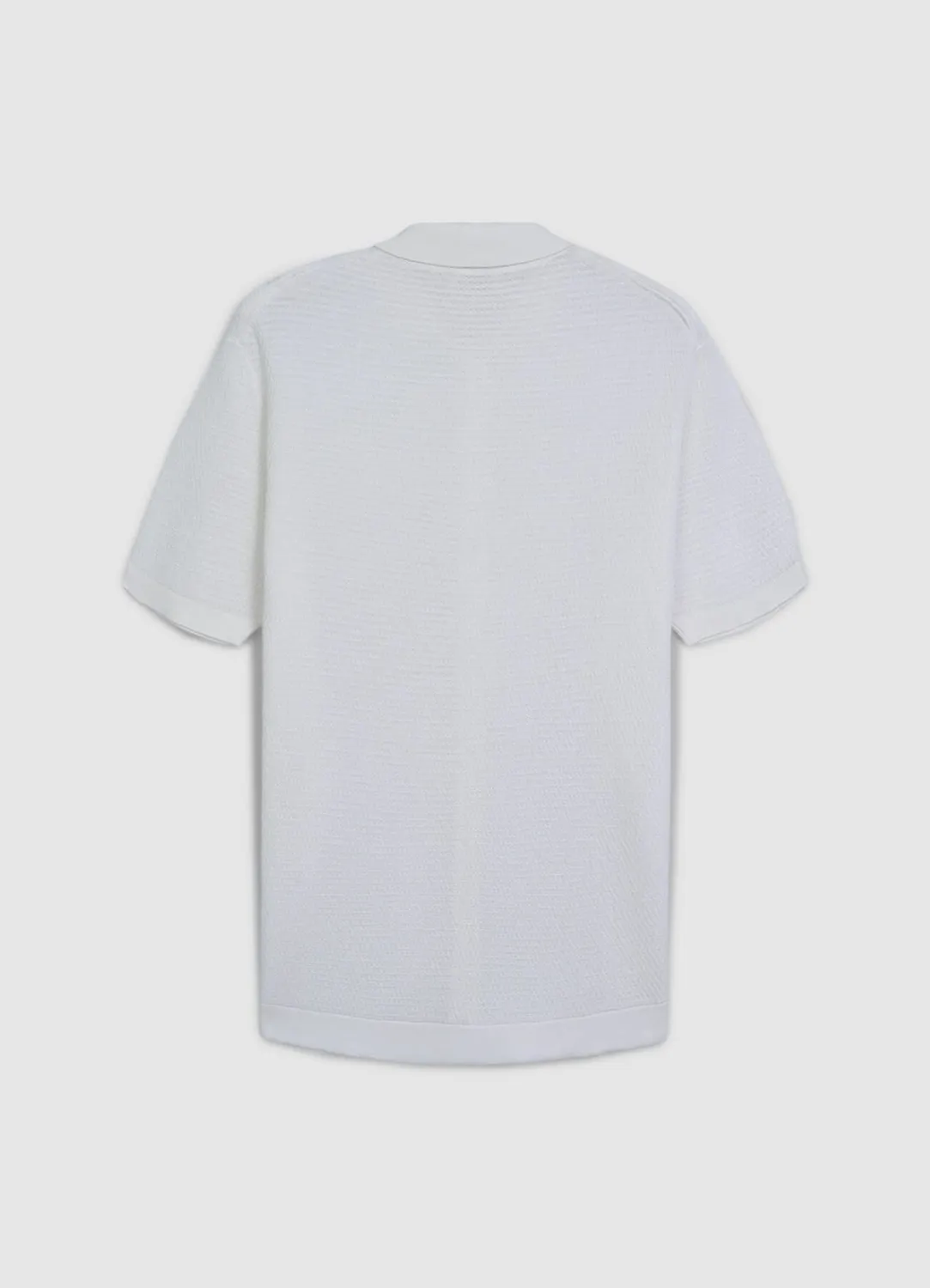 Calliope chemise maille coton manches courtes homme