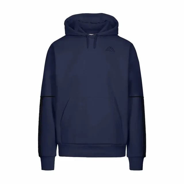 Kappa Tape Iackson hoodie homme bleu polaire
