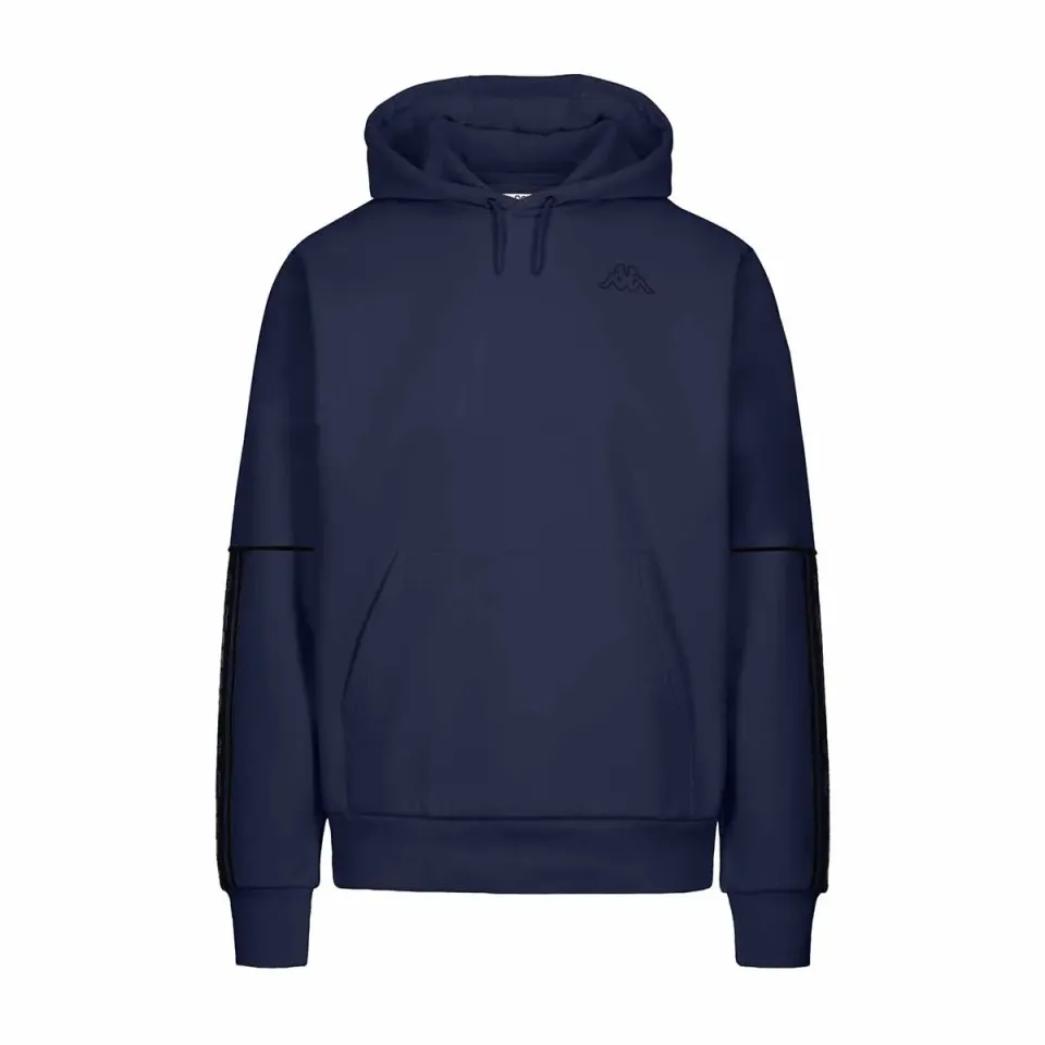 Kappa Tape Iackson hoodie homme bleu polaire