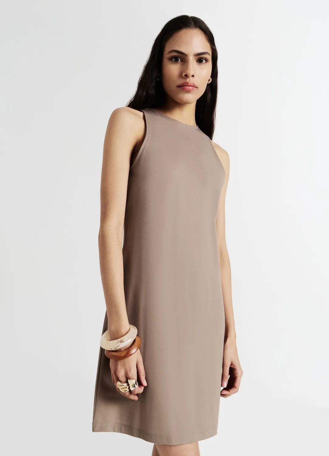 Calliope Atelier robe fourreau courte unie femme