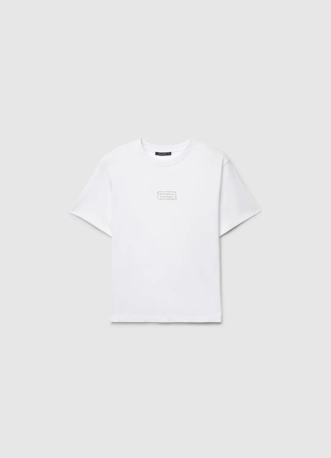 Calliope t-shirt patch t-shirt femme col rond