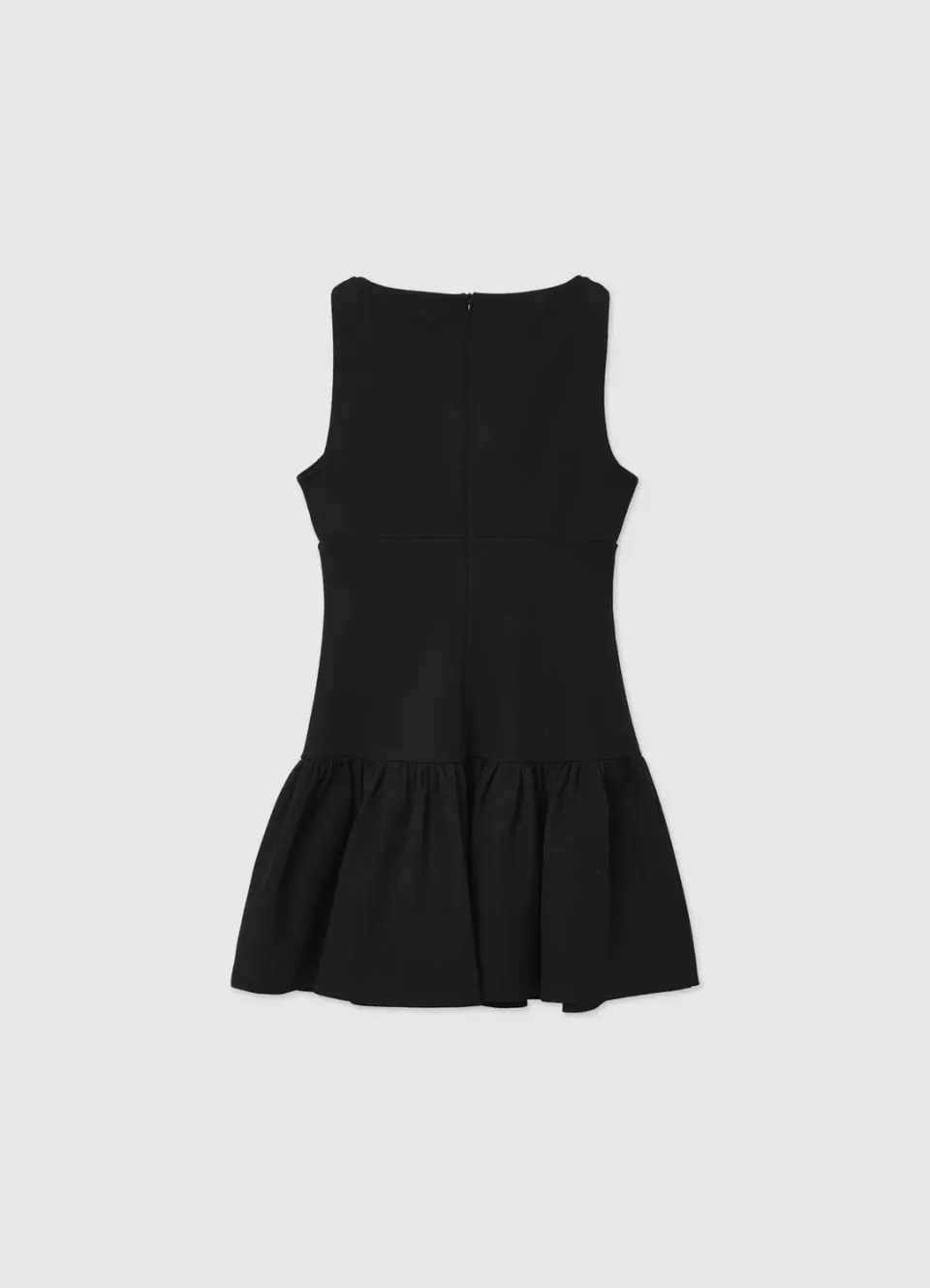 Calliope Atelier robe courte sans manches volant à nœuds