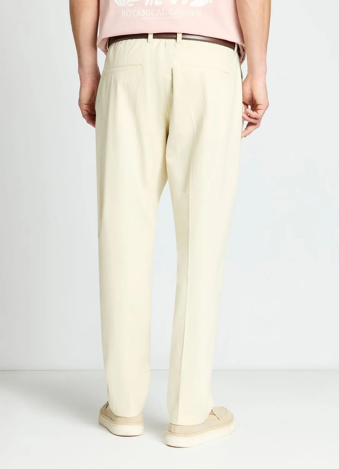 Calliope Pantalon homme taille élastiquée regular