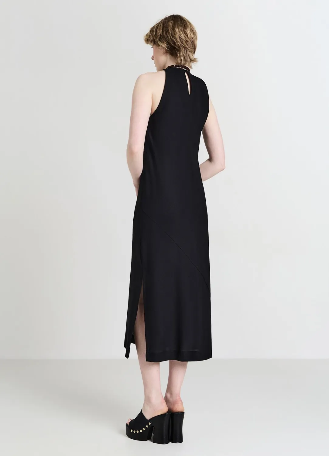 Calliope Atelier robe fourreau longue femme unie