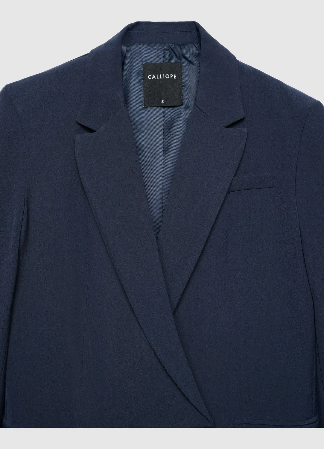 Calliope veste blazer double boutonnage femme unie