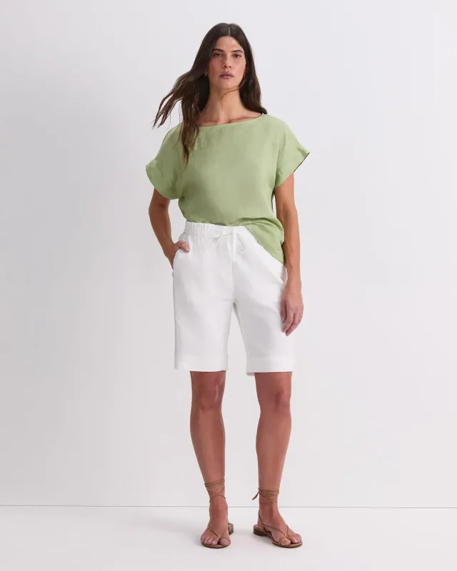 SportsCraft Rosa 116209 short femme lin