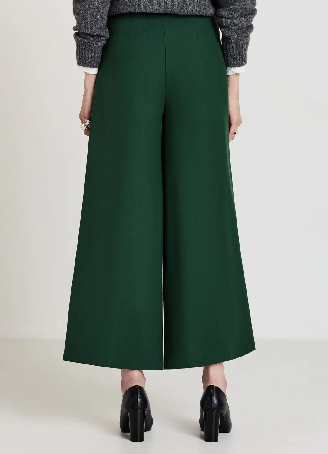 Calliope pantalon large plissé femme S fluide