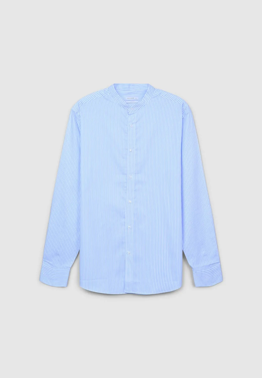 Calliope chemise coréenne rayures homme coton