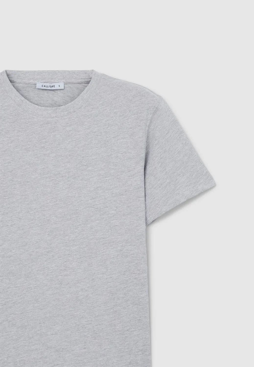 Calliope t-shirt col rond femme coton uni