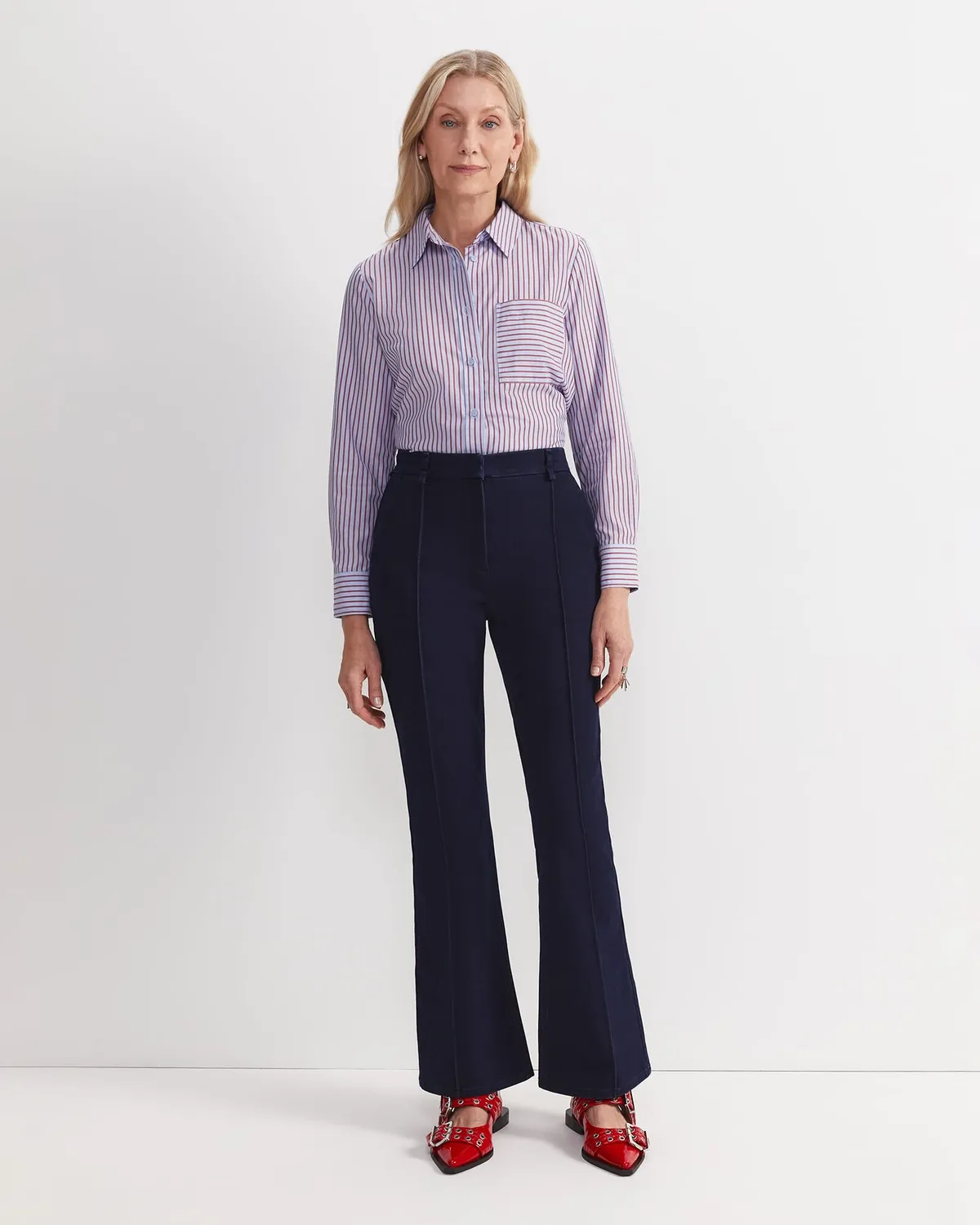 Sportscraft Nyra Pintuck jean droit femme