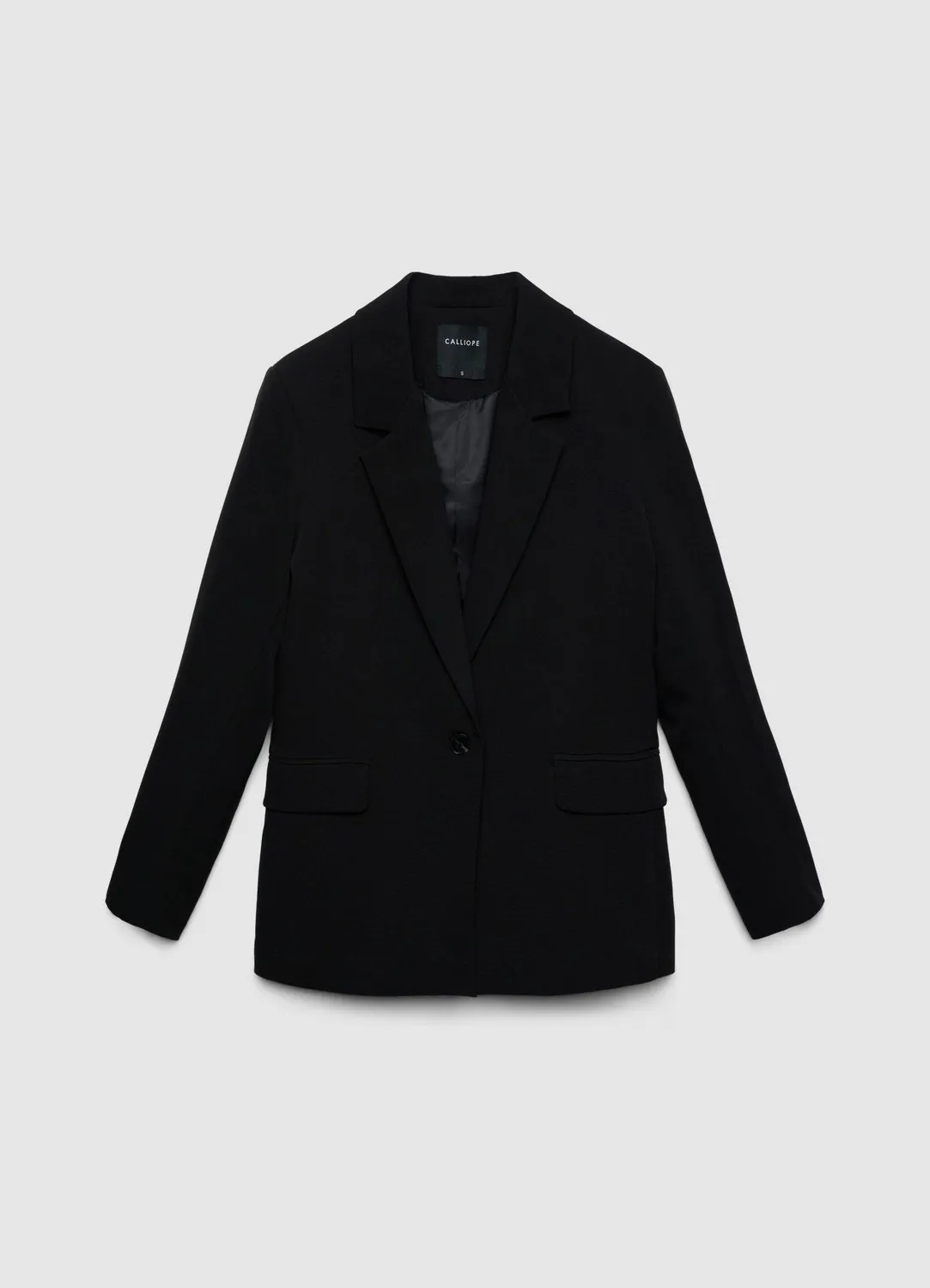 Calliope veste blazer femme un bouton unie