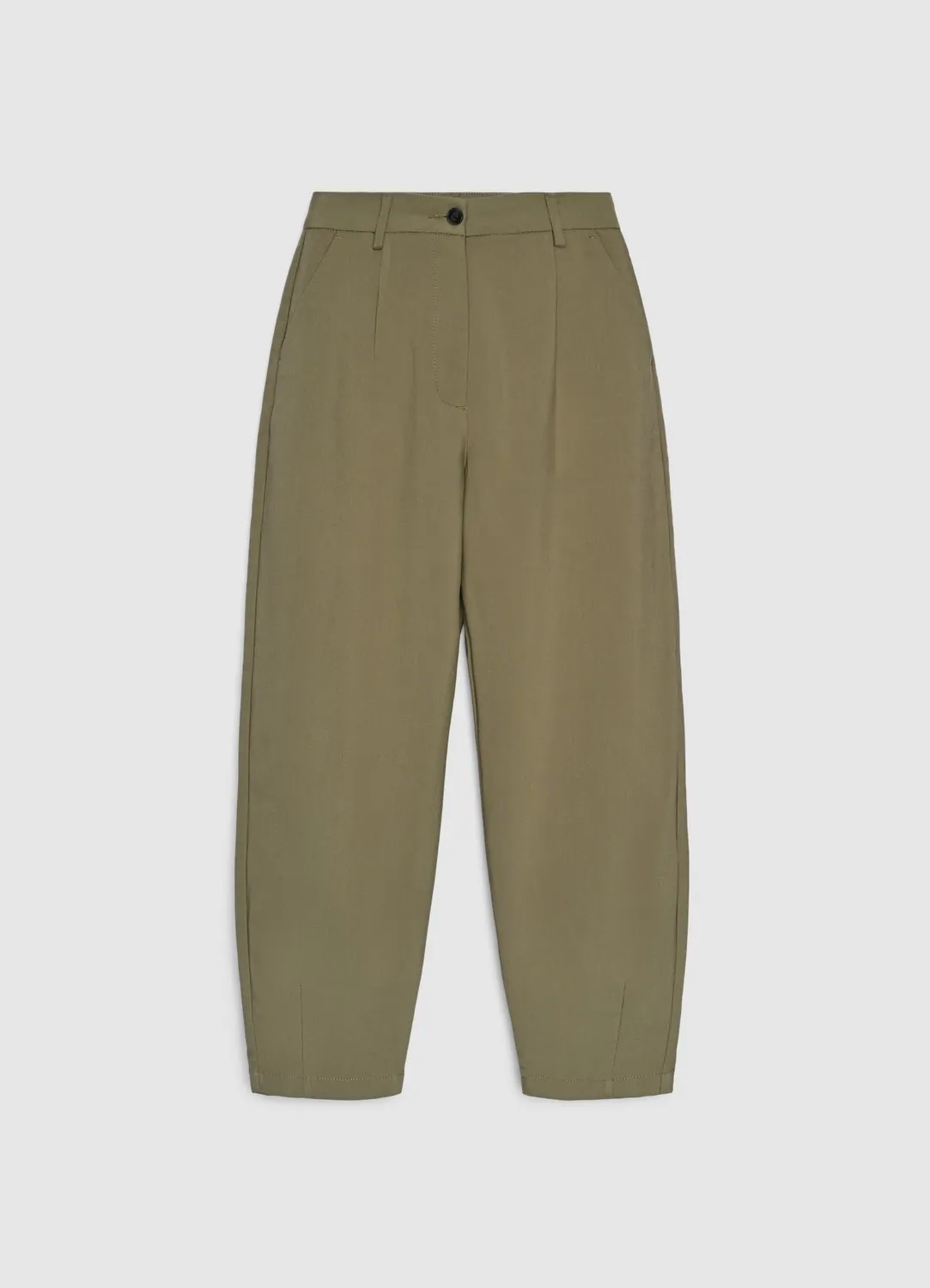 Calliope pantalon balloon uni taille haute poches