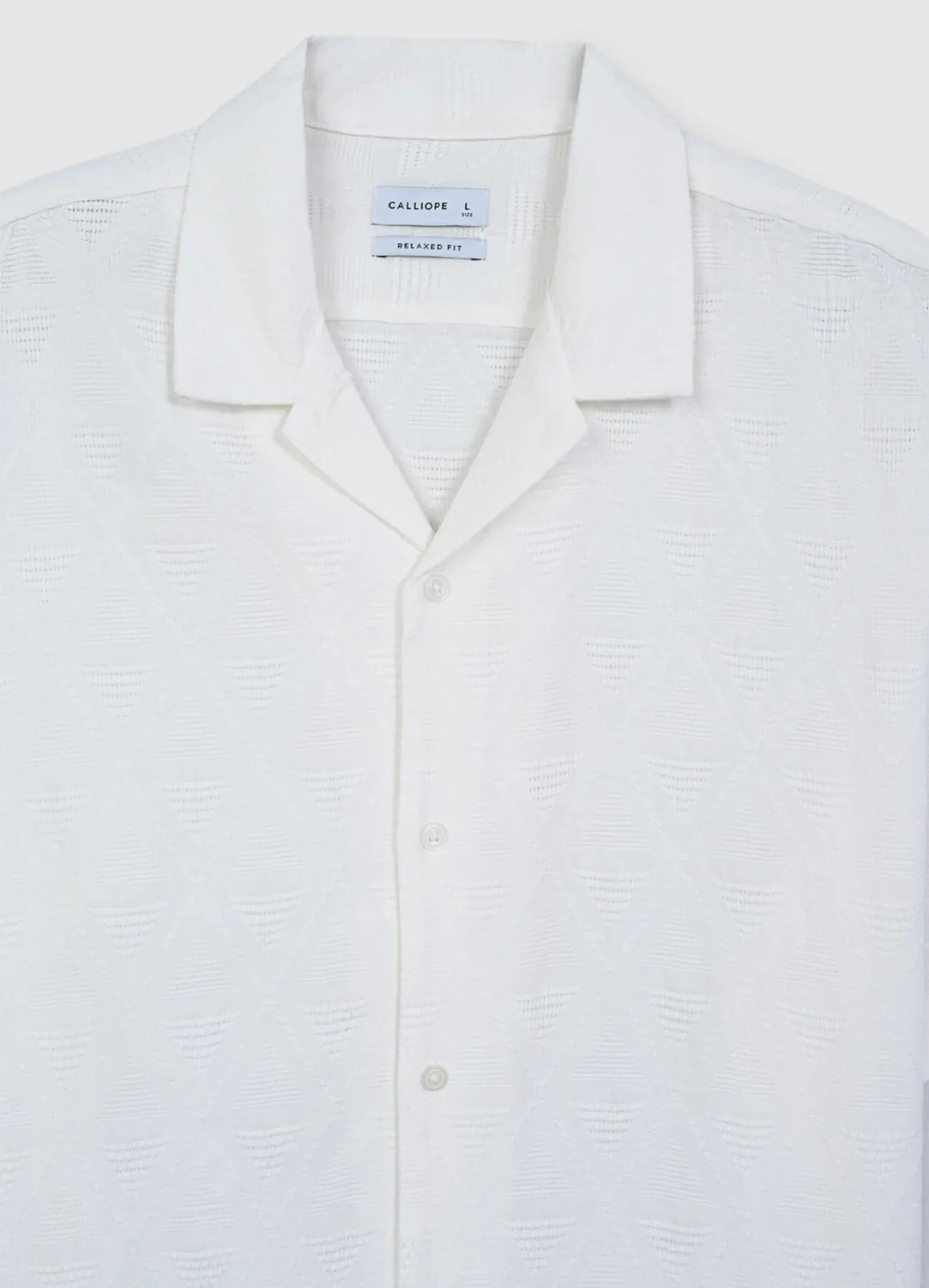Calliope chemise bowling homme jacquard coton