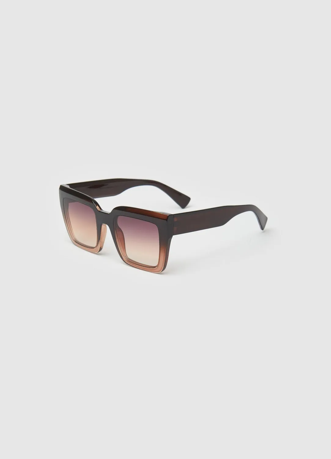 Calliope lunettes de soleil carrées oversize unies