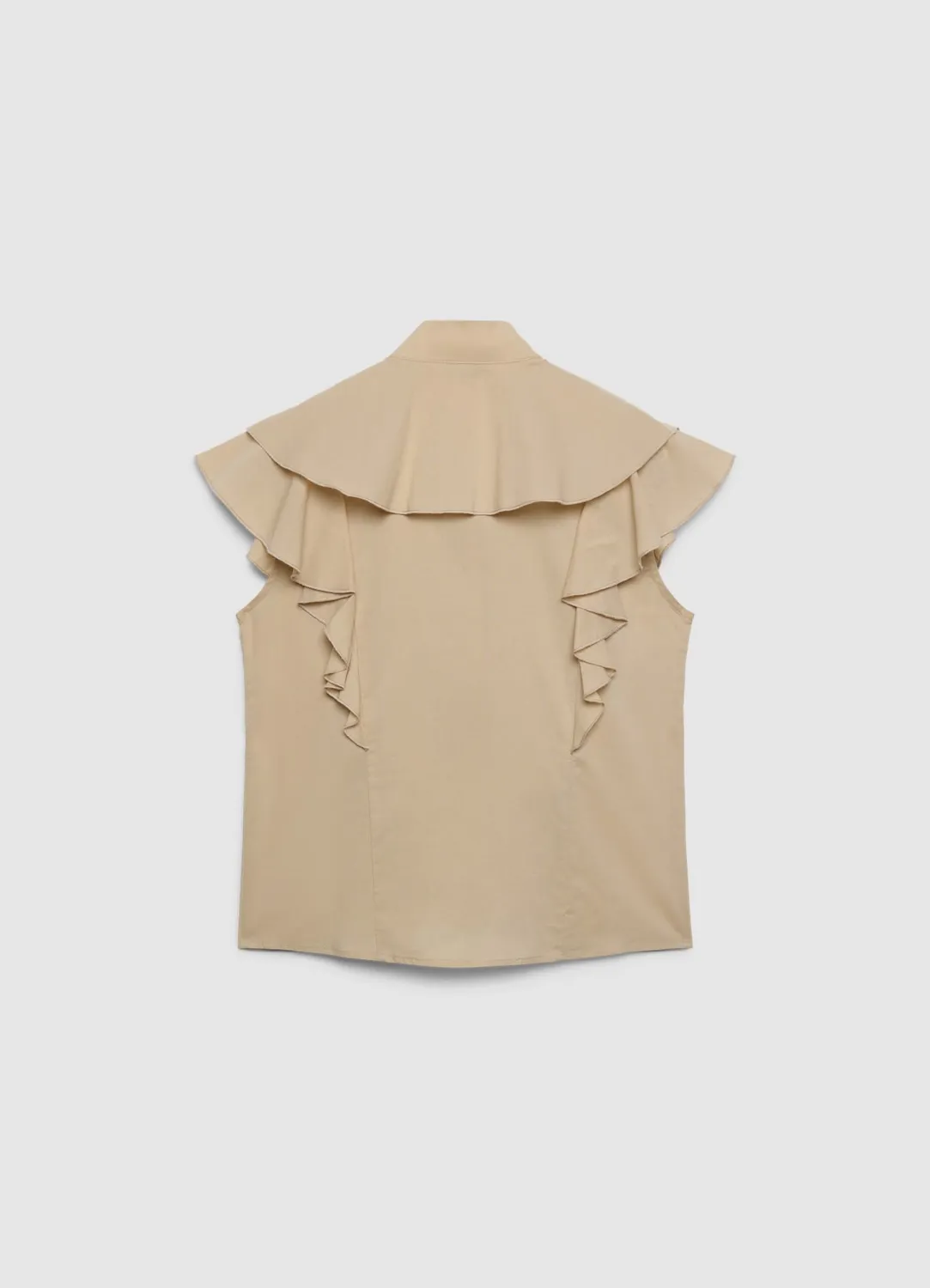 Calliope Blouse Volants Femme Col Classique Regular