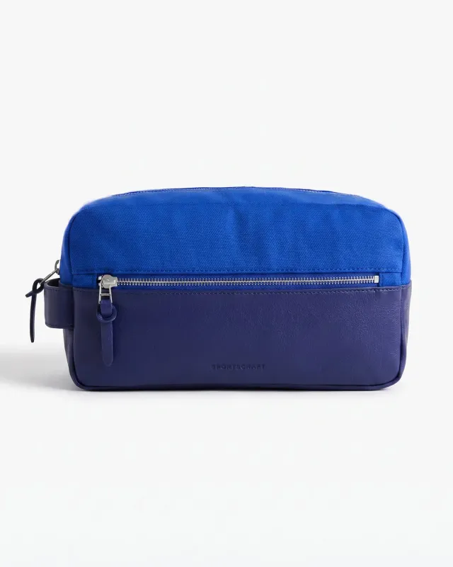 Sportscraft Howard Trousse Toilette Homme Cuir Coton Poches Zip