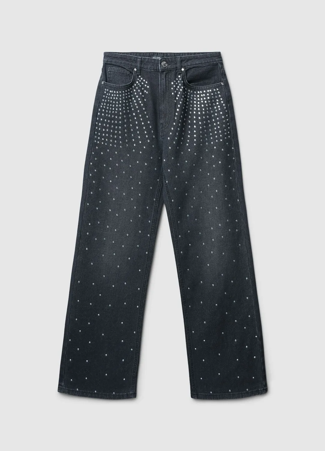 Calliope jeans strass femme taille 42 coupe droite