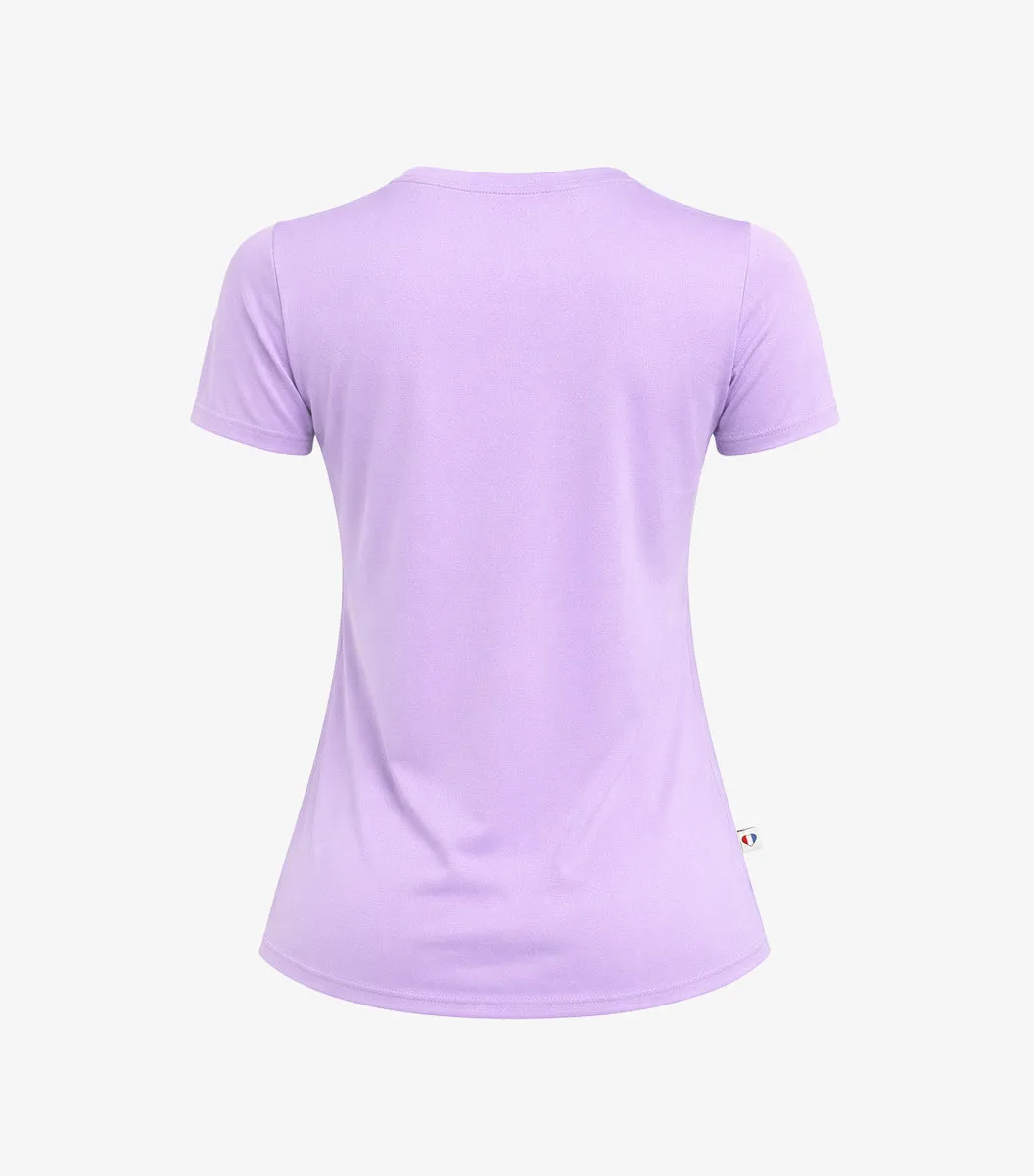 Cocorico Boost T-shirt sport femme lilas technique