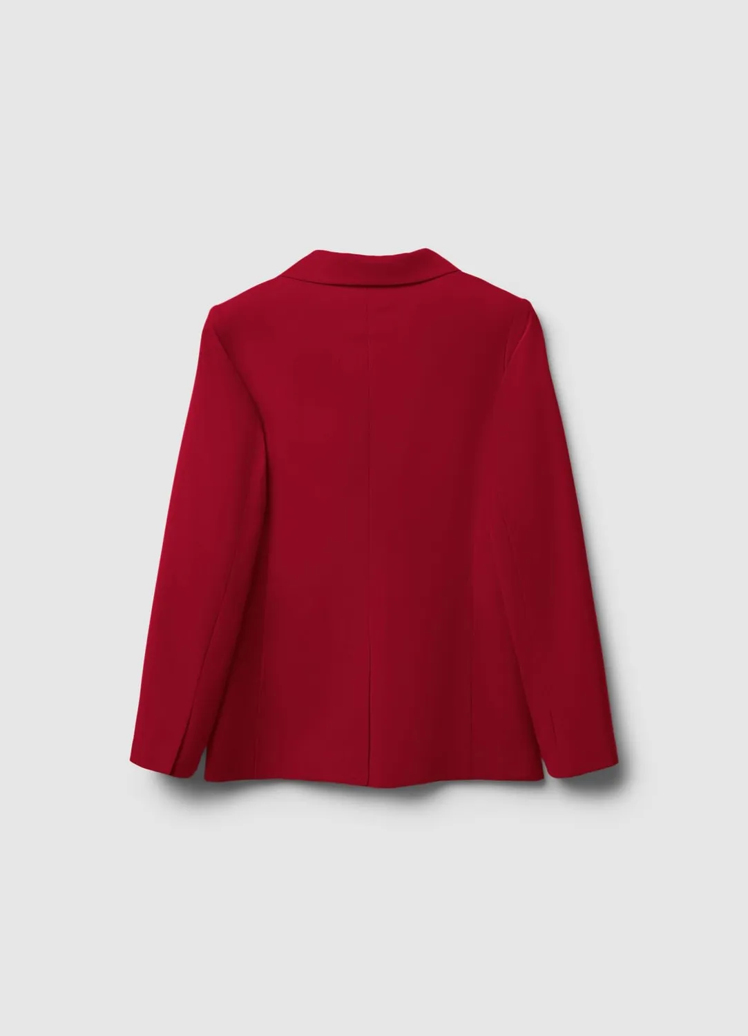 Calliope Blazer Femme Uni Col Montant 2 Boutons