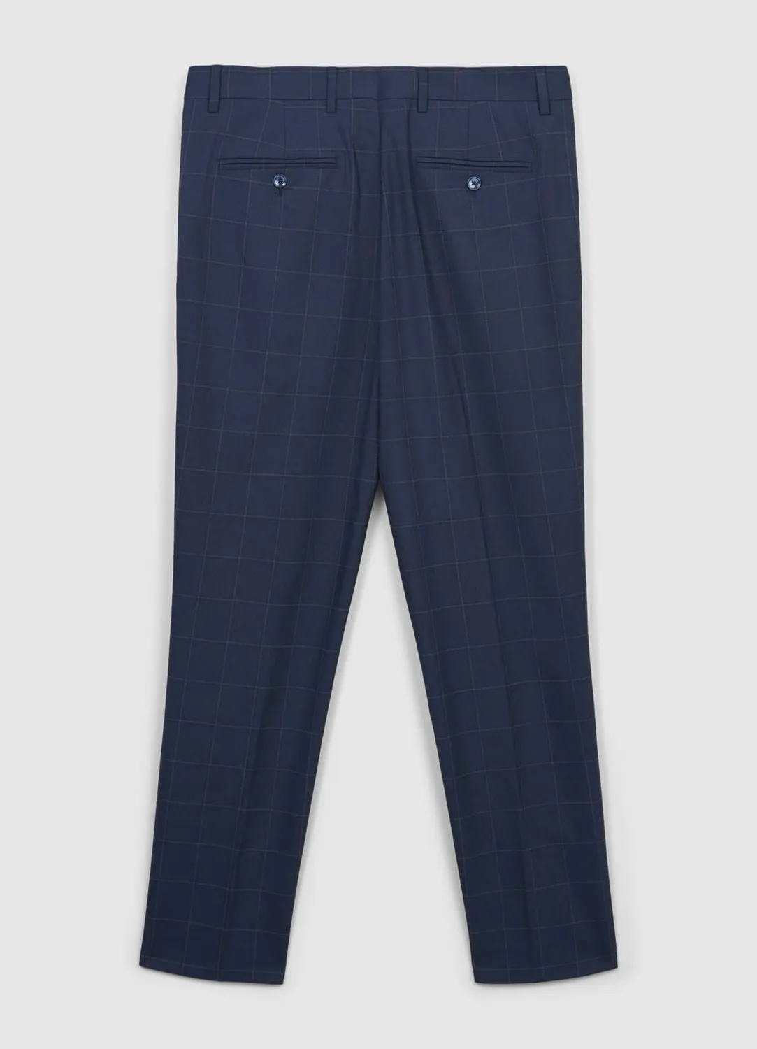 Calliope pantalon à carreaux homme coupe droite