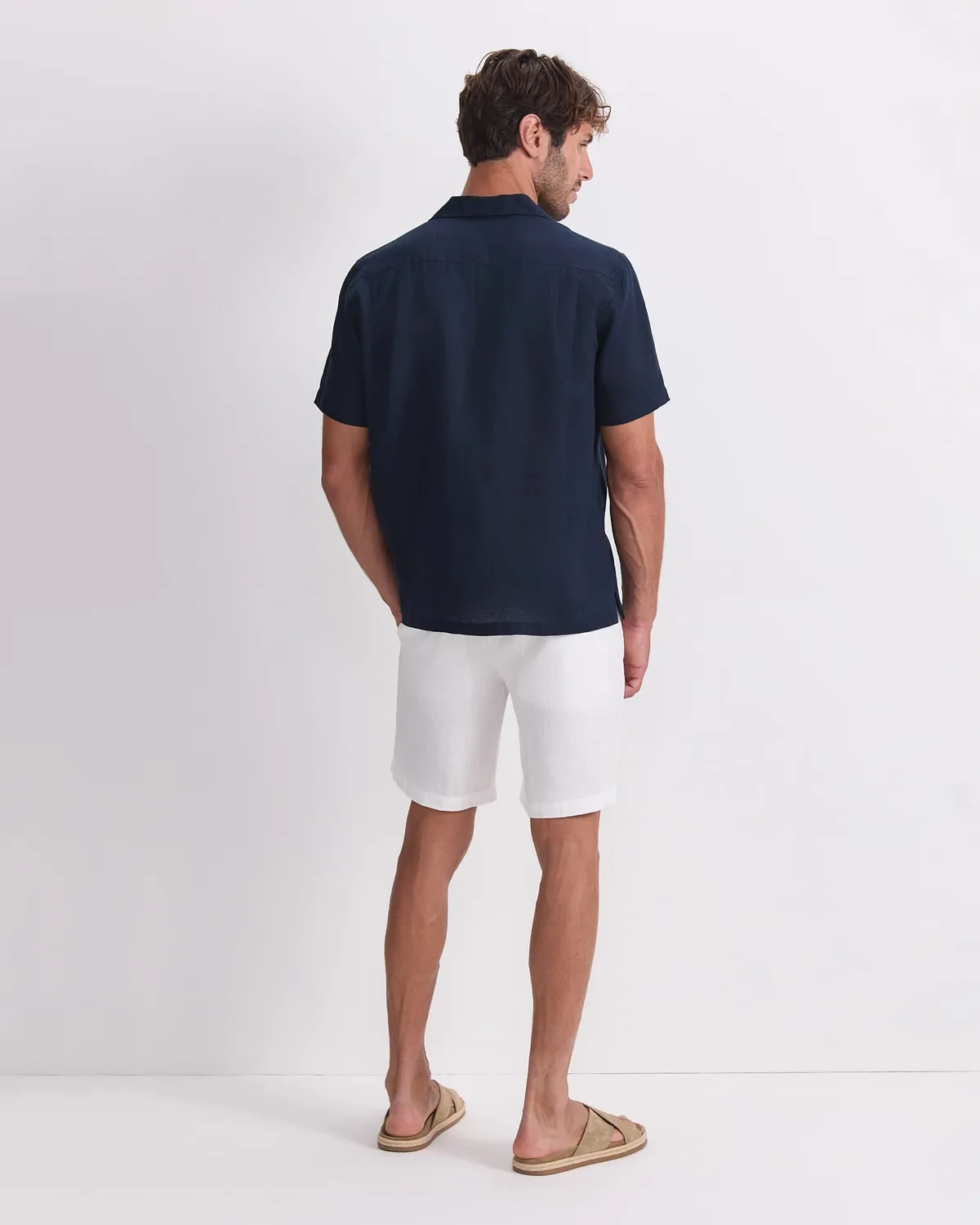 Sportscraft Club chemise lin homme taille M manches courtes
