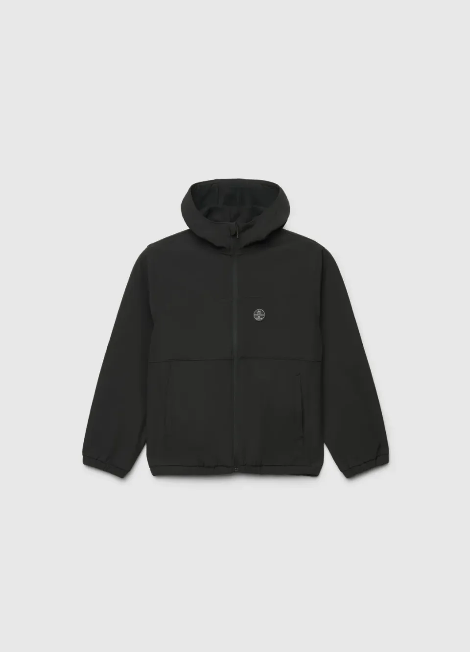 Calliope veste technique capuche zip garçon unie