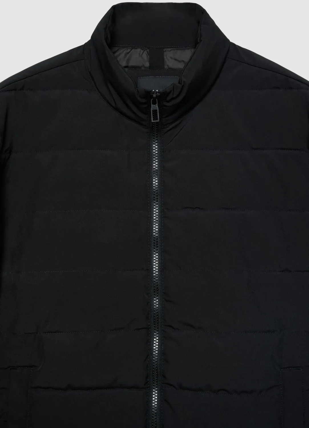 Calliope veste matelassée homme col haut zip unie