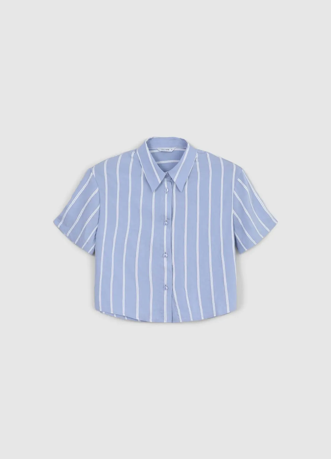 Calliope Rayures Chemise femme manches courtes rayée