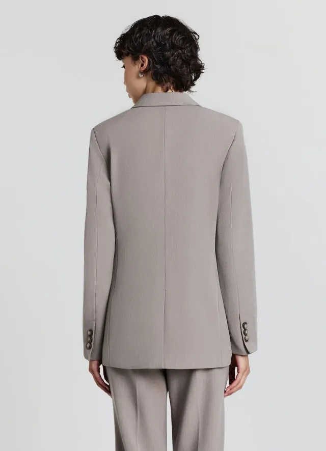 Calliope veste blazer double-boutonnage femme unie