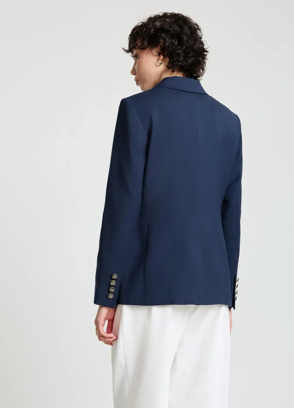Calliope veste croisée femme boutons dorés