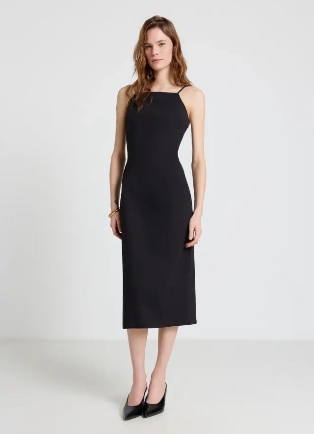 Calliope Atelier robe longue tubino dos boucles femme