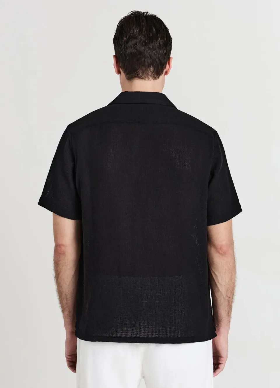 Calliope chemise bowling unie coton homme
