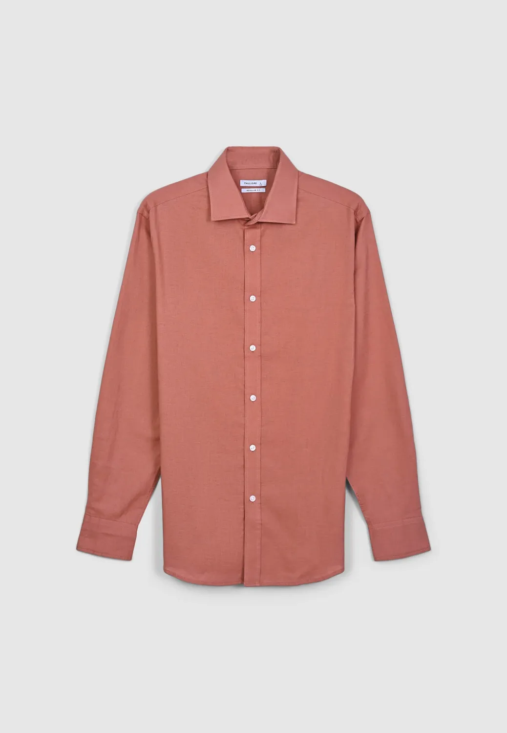 Calliope classique chemise homme lin manches longues