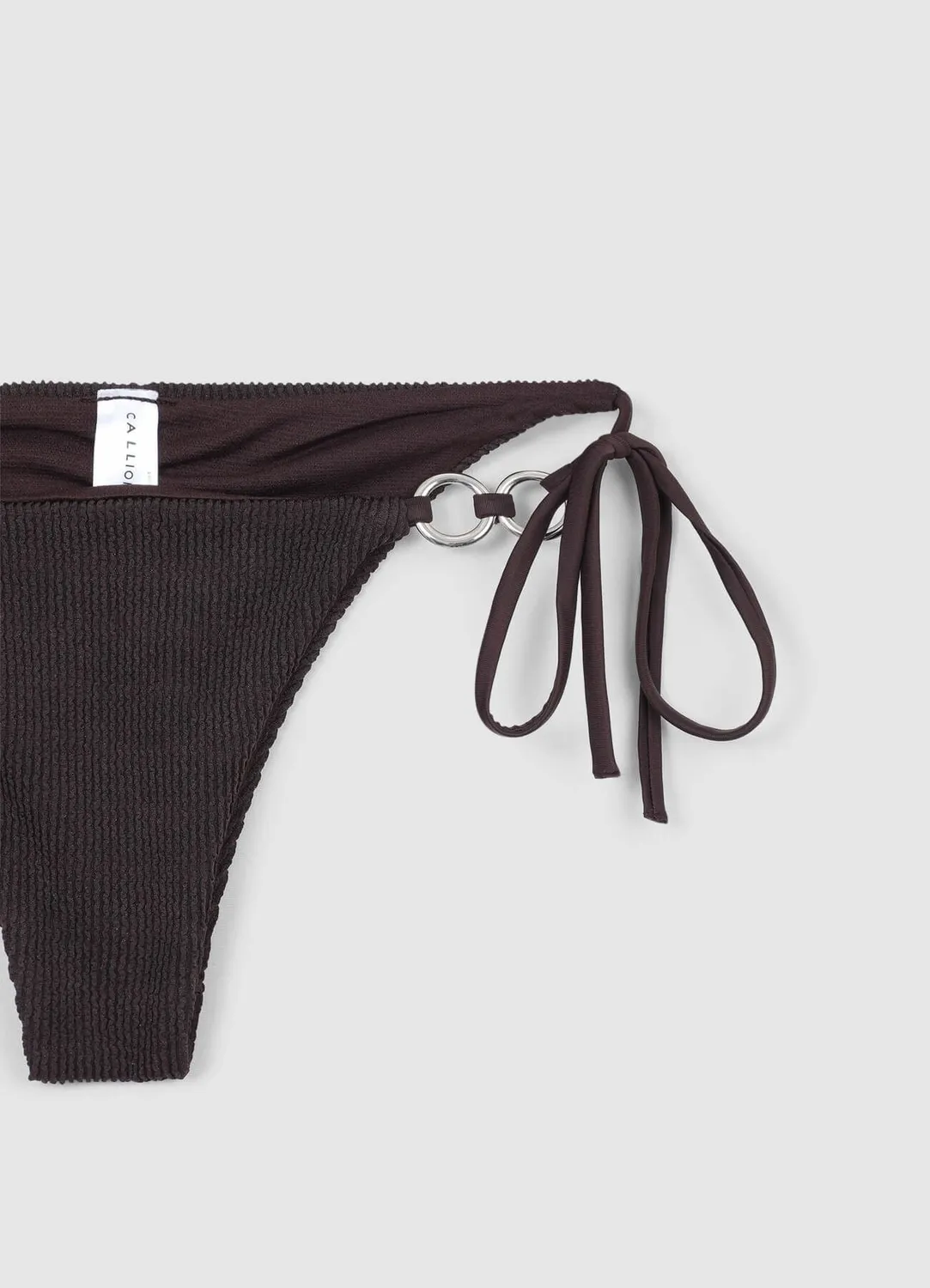 Calliope slip brésilien gaufré femme plage
