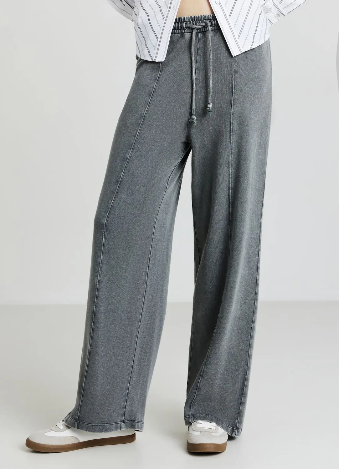Calliope pantalon palazzo jogging femme taille élastique
