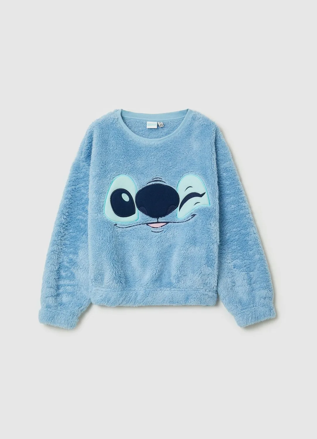 Calliope sweat fille sherpa broderie Stitch