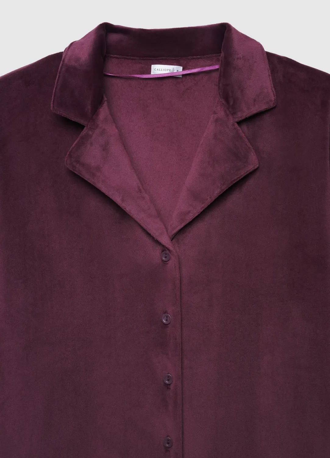 Calliope chemise effet velours femme regular