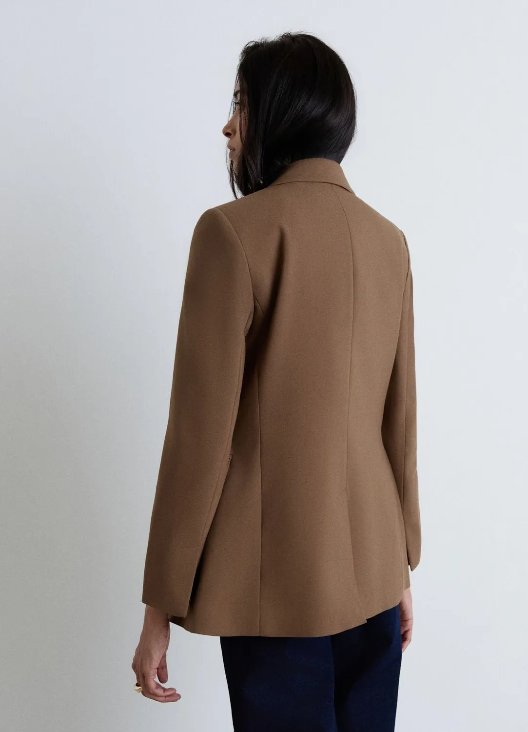 Calliope blazer double boutonnage femme uni