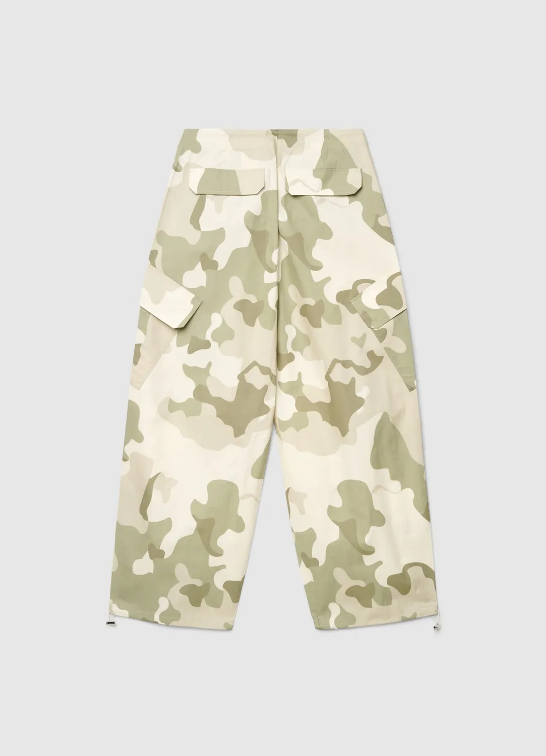Calliope pantalon cargo camouflage femme coulisse