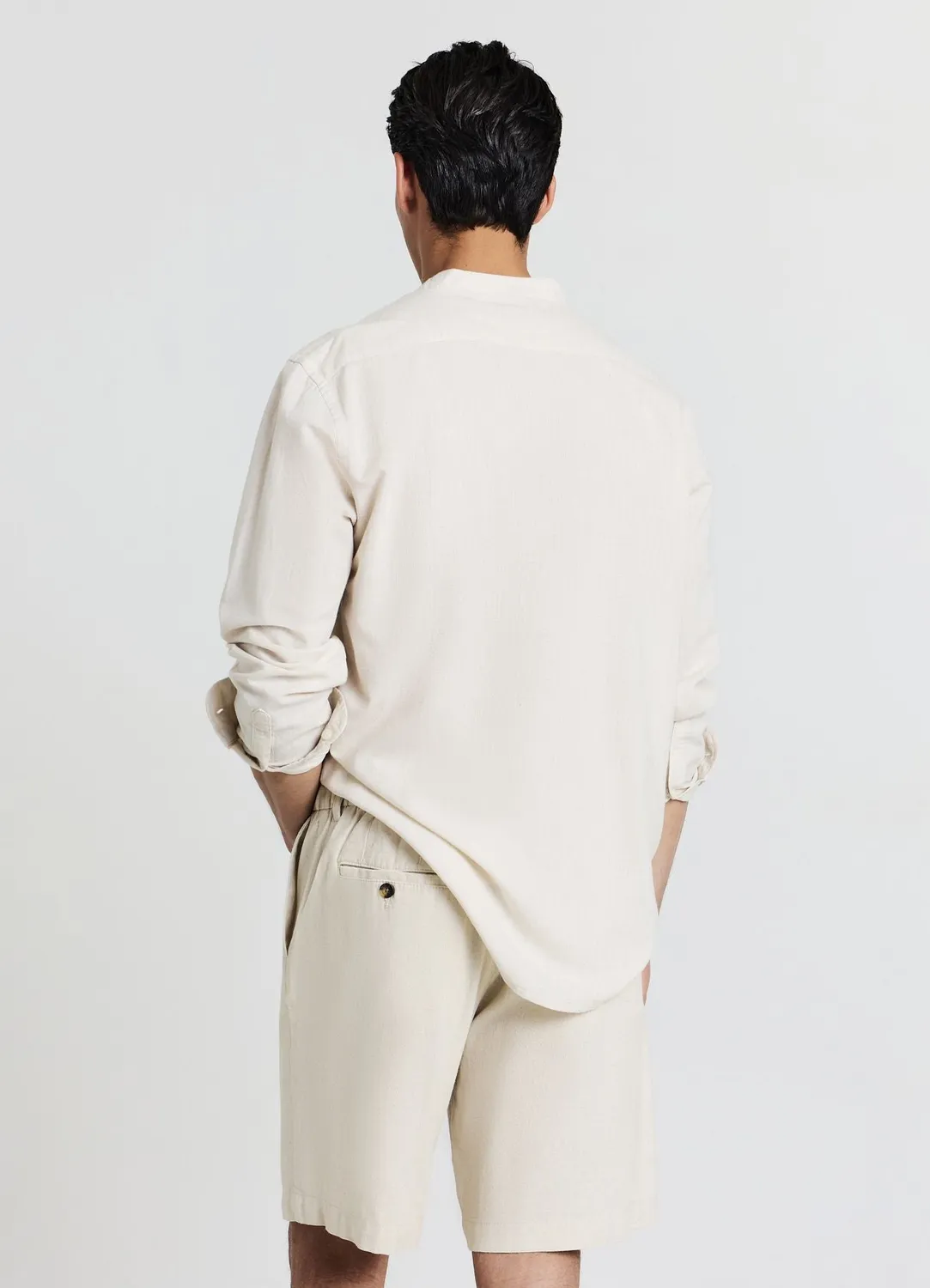 Calliope bermuda à cordon homme uni