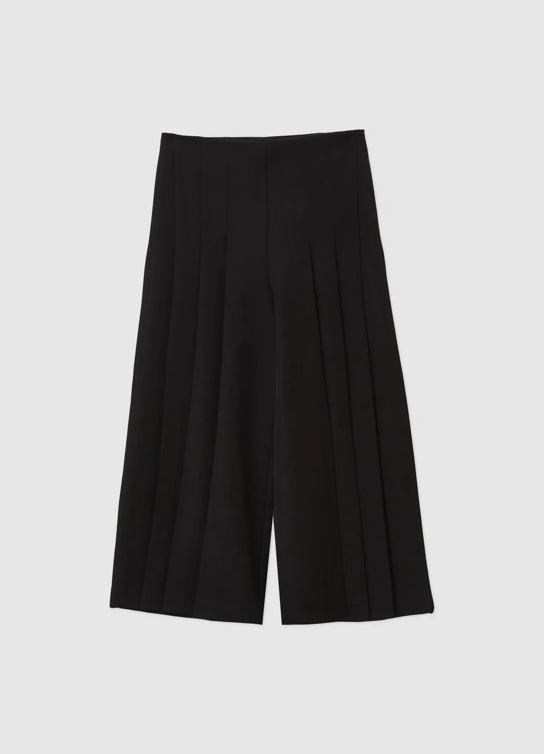Calliope Culotte femme à plis fermeture latérale fluide
