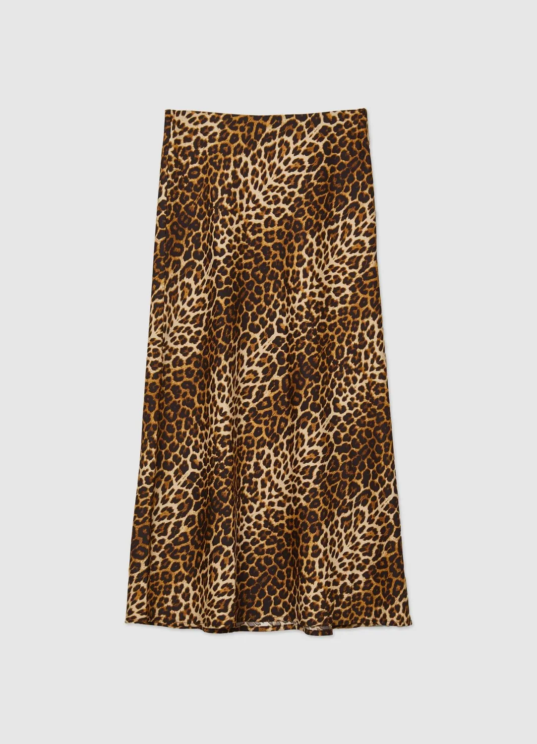 Calliope Jupe midi femme animalier satinée