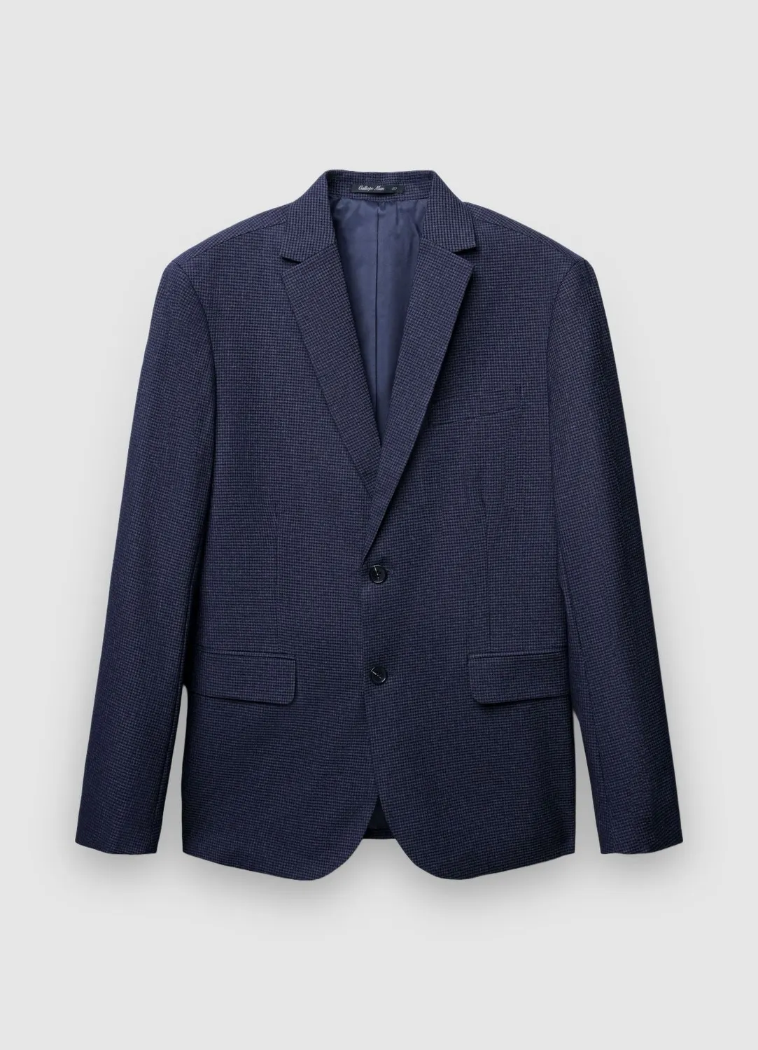 Calliope Veste monopetto pied-de-poule homme