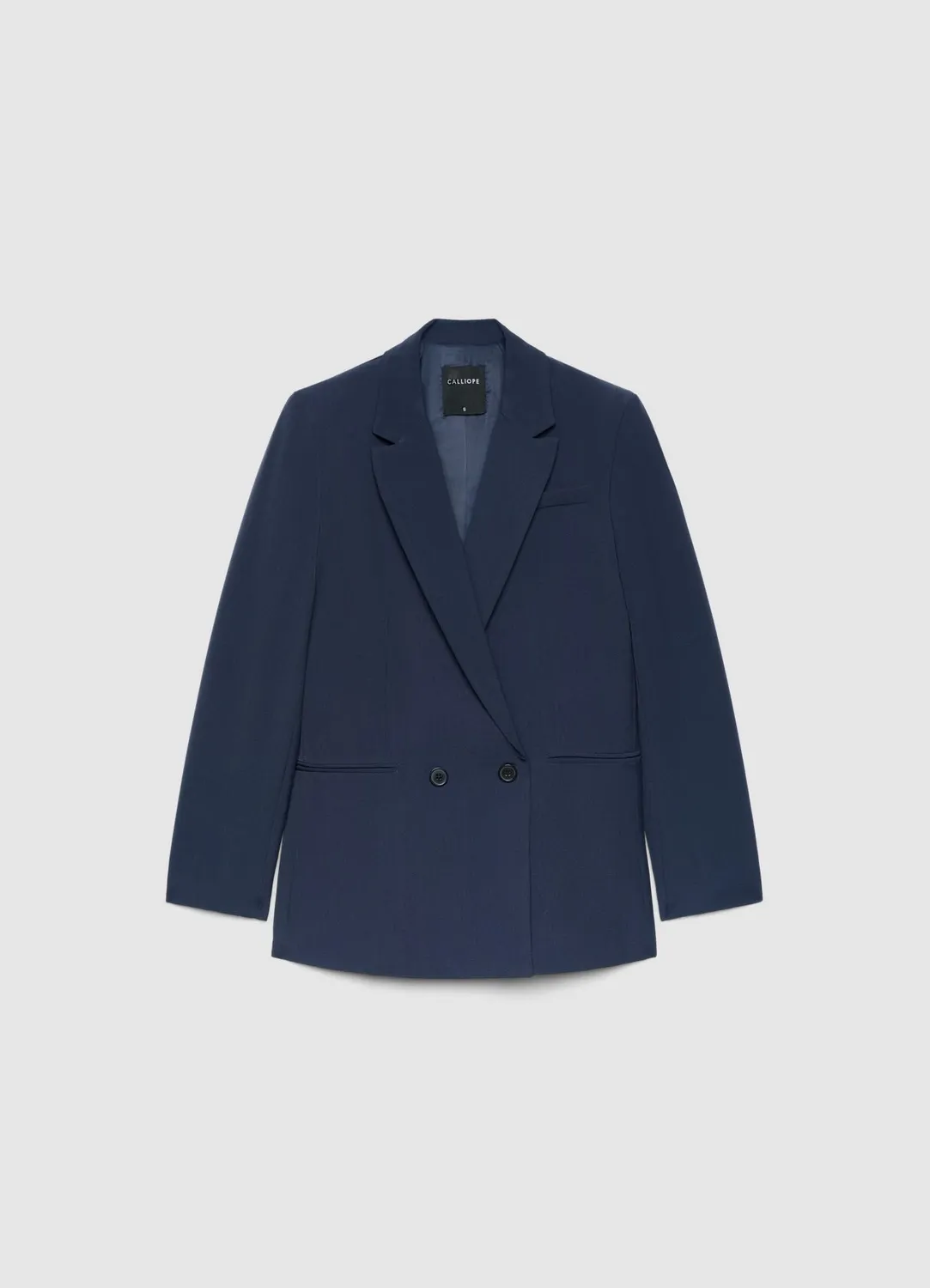 Calliope veste blazer double boutonnage femme unie