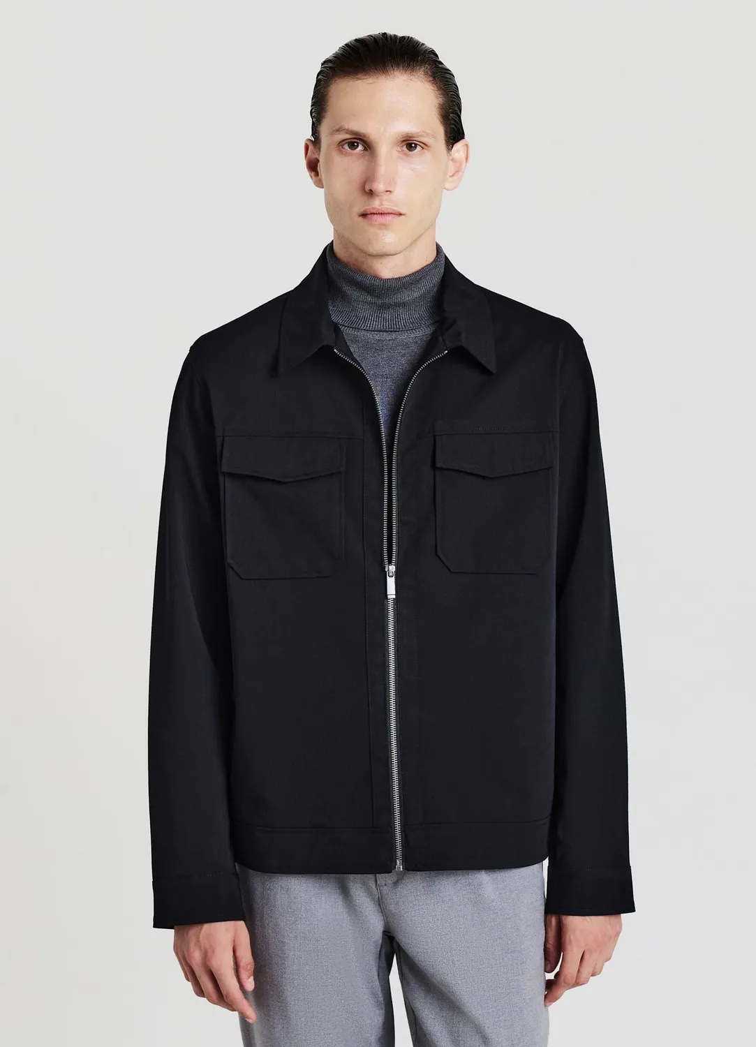 Calliope veste légère zip homme poches poitrine