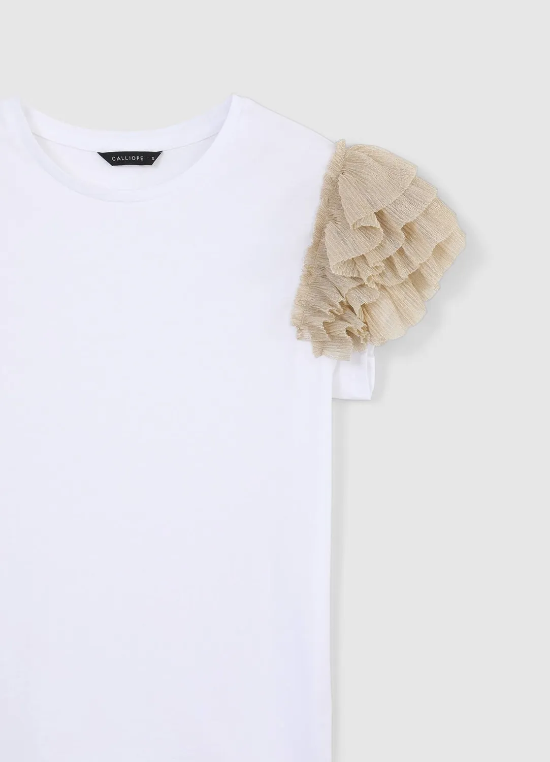 Calliope T-shirt coton femme tulle taille L