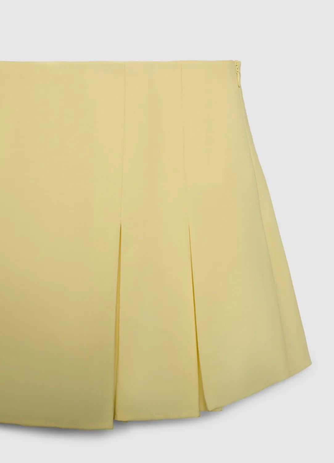 Calliope jupe-short plissée femme taille haute