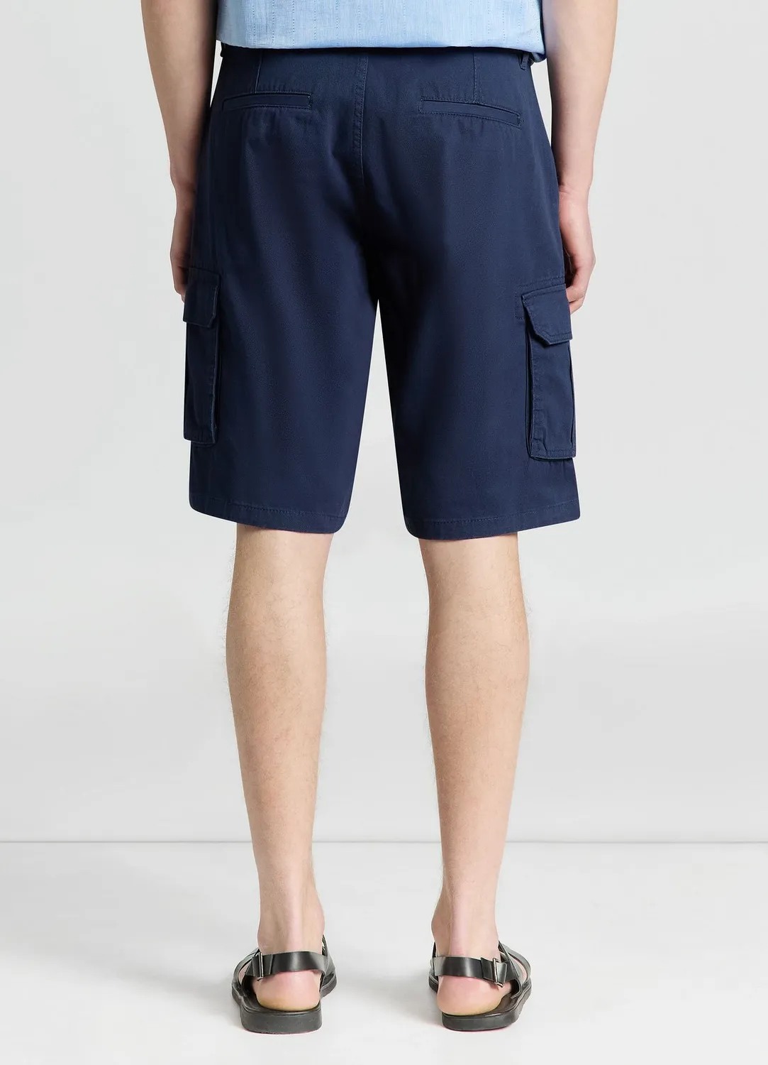 Calliope short cargo homme poches latérales uni