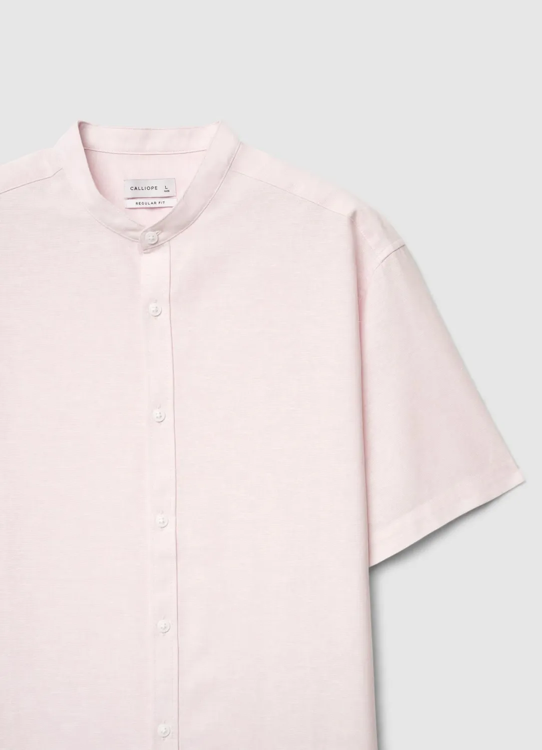 Calliope chemise homme lin col coréen